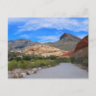 Red Rock Canyon-Las Vegas Nevada postcard