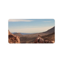 Red Rock Landscape Personalized Address Labels