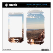 Red Rock Landscape Samsung Omnia II Decal