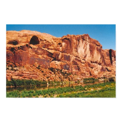 Red rock mountains in Utah Print by wyo_me
