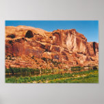 Red rock mountains in Utah posters
