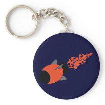 Red Rocket Key Chains