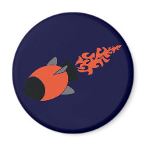 Red Rocket magnets by JaZilla Red Rocket magnets
