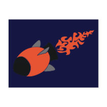 Red Rocket Postcard