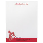 Red Rocking Horse Letterhead