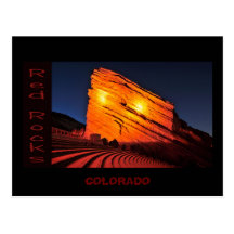 red rocks, COLORADO Post Cards