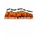 Red rocks make me happy t-shirts