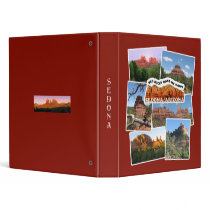 Red Rocks of Sedona, Arizona 3 Ring Binders