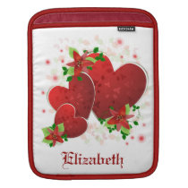 Red Romance Hearts Sleeve ipad sleeves