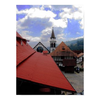 Red Roof print