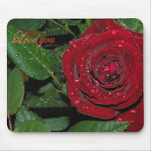 Red Rose #2 Mousepad