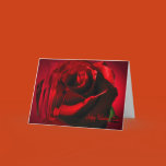 red, rose, vase, glass, happy, valentine's,