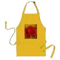 Red Rose Apron