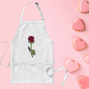 Red Rose apron
