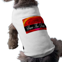 Red Rose Art Save The Date - Multi pet clothing