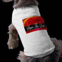 Red Rose Art Save The Date - Multi pet clothing