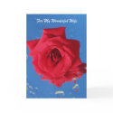 Red Rose "Birthday Card for Wife" by KathyHenis Red Rose "Birthday Card for Wife"