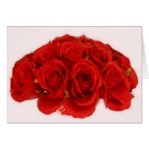 Red Rose Bouquet Cards
