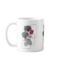 Red Rose Bud mugs by AJsGraphics Red Rose Bud mugs