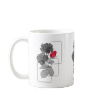 Red Rose Bud mugs by AJsGraphics Red Rose Bud mugs
