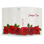 Red Rose Business Binder