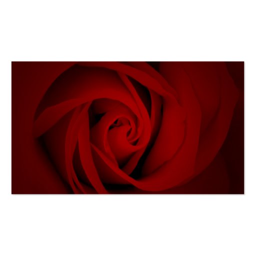 red rose business cards
