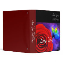 Red Rose Butterfly Painting - Multi binders