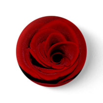 Red Rose Button by junipergrove Red Rose Button