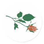 Red Rose Clipart Stickers