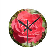 Red Rose Clock