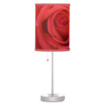 Red Rose Close-up Desk Lamp