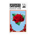 Red Rose Custom Postage (Med) postage by gardensofeve Red Rose Custom Postage (Med) postage