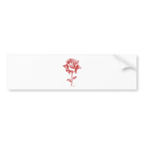 Red Rose Designs Bumper Stickers