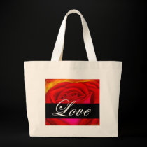 Red Rose Dog Cat Painting Art - Multi bags