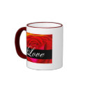 Red Rose Dog Cat Painting Art - Multi mugs by JUDERM Red Rose Dog Cat Painting Art - Multi mugs