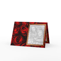 Red Rose Elegance - Template cards