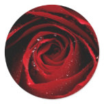 Red Rose Envelope Seal Stickers