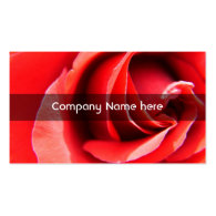 red rose flower business card business card