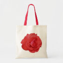 Red Rose Flower Photo Tote Bag bag