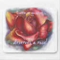 red rose for a mouse mousepads by yioryia red rose for a mouse mousepads