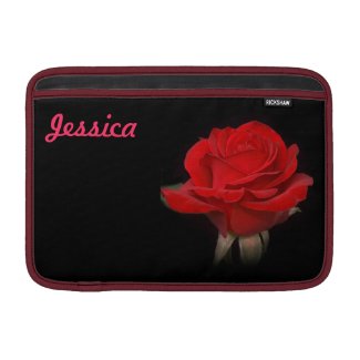 Red Rose For My Love 11" MacBook Sleeves