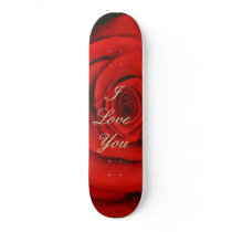 Red-rose- I Love You skateboards by chayanne Red-rose- I Love You skateboards