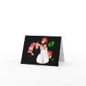 "Red Rose I" Wedding Note Card by Yve_13 "Red Rose I" Wedding Note Card