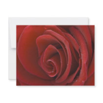 Red Rose Invitation
