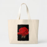 Red Rose Jumbo Tote Bag