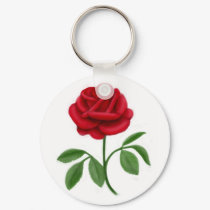 Red Rose Keychain