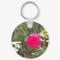 Red Rose Keychain by haikulady Red Rose Keychain