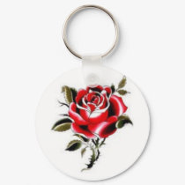 red rose keychains