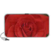 Red Rose Macro iPhone Speakers