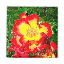 Red Rose magnets